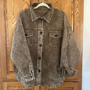 Corduroy Button-Down Shirt